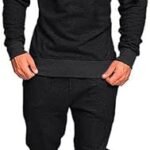 Men’s 2-Piece Sweatsuit Set – Hoodie & Jogger Tracksuit for Casual Sports and Activewear