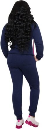 Women's 2-Piece Jogger Tracksuit – Long Sleeve Hoodie & Sweatpants Set - Image 2