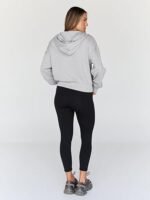 Women’s Lightweight Full-Zip Up Sweatshirt – Cozy Cotton Blend Fleece Jacket with Pockets - Image 5