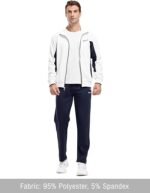 Men’s 2-Piece Tracksuit Set – Full-Zip Hoodie & Jogger Pants for Casual Sports and Activewear - Image 3