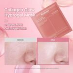 Bio-Collagen Real Deep Mask – Hydrating Overnight Hydrogel Face Mask for Pore Minimizing, Elasticity, Plumping & After Sun Care | Travel Essentials for Women | Korean Skin Care | 1.19oz (34g) x 4ea - Image 3
