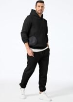 Men’s 2-Piece Hoodie & Jogger Tracksuit Set – Casual Sweatshirt and Sweatpants Outfit - Image 2