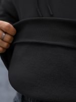 Men’s Oversized Hoodie – Fall & Winter Fleece Pullover Sweatshirt with Drawstring Hood and Pockets - Image 3