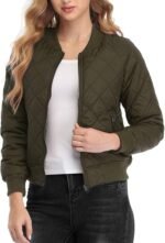 Zeagoo Women's Varsity Bomber Jacket – Lightweight Button-Down Short Spring Fashion Jacket with Pockets 2026 - Image 2