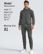 Men’s 2-Piece Hoodie Tracksuit Set – Casual Jogger Sweatshirt & Pants for Sports and Everyday Wear - Image 4