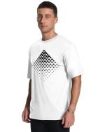 Mens Graphic T-Shirts Triangle Geometric Gradient Art Short Sleeve Summer Top Crewneck Casual Tees for Men White - Image 4