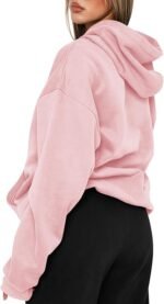 Women's Fleece Hoodie Sweatshirt – Long Sleeve Loose Pullover with Pocket - Image 5