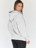 Trendy Queen Womens Zip Up Hoodies 2026 Oversized Sweatshirt - Image 4