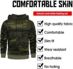 Men’s 2-Piece Hoodie Tracksuit – Casual Comfy Camo Sweatshirt & Pants Set - Image 4