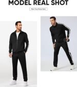 Men’s 2-Piece Tracksuit Set – Full-Zip Sweatshirt & Jogger Sweatpants - Image 2