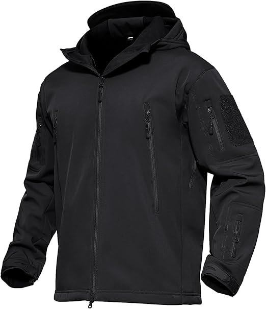 61X106lmSGL._AC_SX522_ (1) Men’s Tactical Softshell Jacket Waterproof Fleece-Lined Ski Snow Winter Windbreaker - Image 1