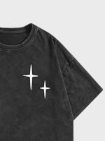 Men’s Oversized Graphic T-Shirt – Drop Shoulder Casual Crew Neck Short Sleeve Streetwear Tee - Image 3