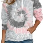 Women's Long Sleeve Hoodie Sweatshirt – Casual Loose Pullover with Pocket