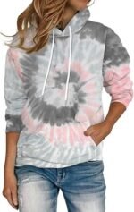 Women's Long Sleeve Hoodie Sweatshirt – Casual Loose Pullover with Pocket