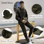 Men’s 2-Piece Hoodie Tracksuit – Casual Comfy Camo Sweatshirt & Pants Set - Image 3