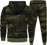 Men’s 2-Piece Hoodie Tracksuit – Casual Comfy Camo Sweatshirt & Pants Set - Image 2