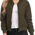Zeagoo Women's Varsity Bomber Jacket – Lightweight Button-Down Short Spring Fashion Jacket with Pockets 2026