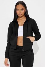 Women's 2-Piece Zip-Up Hoodie & Jogger Set – Long Sleeve Casual Sweatsuit - Image 6