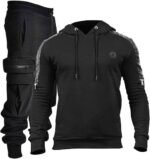 Men’s 2-Piece Tracksuit Set – Hoodie Pullover & Jogger Pants for Casual Sports and Activewear - Image 5