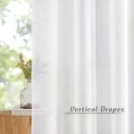NICETOWN White Sheer Curtains 84 Inches Long – Elegant Window Treatments - Image 5