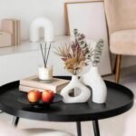 DOWAN Ceramic Vase Set of 2 – Modern Farmhouse Decorative Vases - Image 4