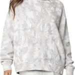 Camo Hoodie Womens Maple Leaf Fleece Hooded Sweatshirt Oversized Camouflage Hoodies Trendy