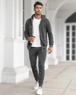 Men’s 2-Piece Hoodie Tracksuit Set – Casual Jogger Sweatshirt & Pants for Sports and Everyday Wear - Image 8
