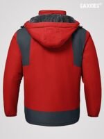 Men’s Skiing Jacket Waterproof Windproof Rain Jacket with Hood - Image 5