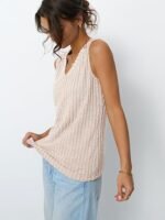 Womens Tank Tops Summer Sleeveless Shirts Spring 2026 V Neck Loose Fit Casual Clothes Trendy Fashion Outfits - Image 2