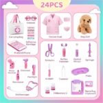 Meland Toy Doctor Kit for Girls – Pretend Play Doctor Set with Dog & Accessories - Image 2