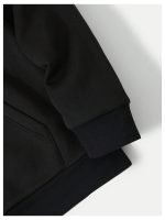 SOLY HUX Hoodies for Men Graphic Print Drawstring Drop Shoulder Long Sleeve Sweatshirt Pullover Tops Black Cross Large - Image 3