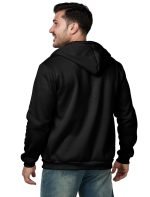 Men’s Full Zip Hoodie – Casual Long Sleeve Fleece Drawstring Hooded Sweatshirt with Pockets - Image 3