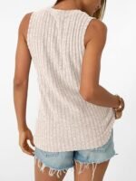 Womens Tank Tops Sleeveless Tunic Shirts Summer Fashion Basic Soft Clothes 2026 Casual Trendy Vacation Spring Outfits - Image 3