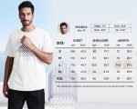 Mens Graphic T-Shirts Triangle Geometric Gradient Art Short Sleeve Summer Top Crewneck Casual Tees for Men White - Image 2