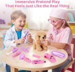Meland Toy Doctor Kit for Girls – Pretend Play Doctor Set with Dog & Accessories - Image 4