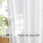 NICETOWN White Sheer Curtains 84 Inches Long – Elegant Window Treatments - Image 4