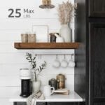 QEEIG Floating Shelves for Wall Bathroom Shelf Bedroom Kitchen Living Room Hanging Book Shelves Small Farmhouse Decor 16 inch Set of 3, Rustic Brown (015-BN3) - Image 2