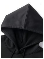 Men’s Graphic Hoodie – Drop Shoulder Long Sleeve Pullover Sweatshirt with Drawstring - Image 4