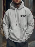 Men’s Vintage Graphic Car Hoodie – Long Sleeve Thermal Drawstring Pullover Sweatshirt for Fall - Image 5