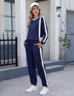 Women's 2-Piece Tracksuit Set – Long Sleeve Pullover & Jogger Lounge Outfit - Image 3