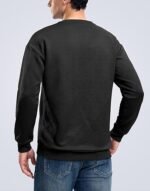 Men’s Geometric Textured Crewneck Sweatshirt – Long Sleeve Casual & Dressy Pullover - Image 5
