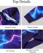 Boy 2 Pcs Clothes Cool 3D Printing Long Sleeve Hoodie & Sweatpants Outfit for 5-12 Years - Image 2