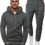 Men’s 2-Piece Hoodie Tracksuit Set – Casual Jogger Sweatshirt & Pants for Sports and Everyday Wear