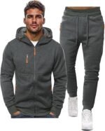 Men’s 2-Piece Hoodie Tracksuit Set – Casual Jogger Sweatshirt & Pants for Sports and Everyday Wear