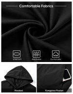 Men’s Short Sleeve Hoodie – Lightweight Cotton Hooded T-Shirt with Pocket - Image 7