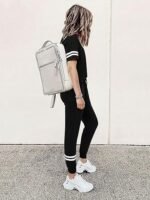 Women's 2-Piece Summer Tracksuit – Quarter-Zip Short Sleeve Top & Jogger Pants - Image 4