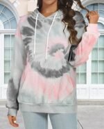 Women's Long Sleeve Hoodie Sweatshirt – Casual Loose Pullover with Pocket - Image 5