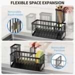 Cisily Sink Caddy Sponge Holder for Kitchen - Image 3