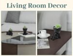 Der Rose 3pcs Fake Succulents Plants Artificial for Black Bathroom Bedroom Home Living Room Halloween Decor Aesthetic Indoor - Image 6