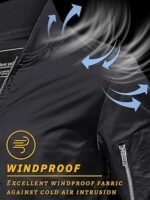 Men’s Lightweight Bomber Jacket – Casual Windbreaker with Zipper and Pockets - Image 4